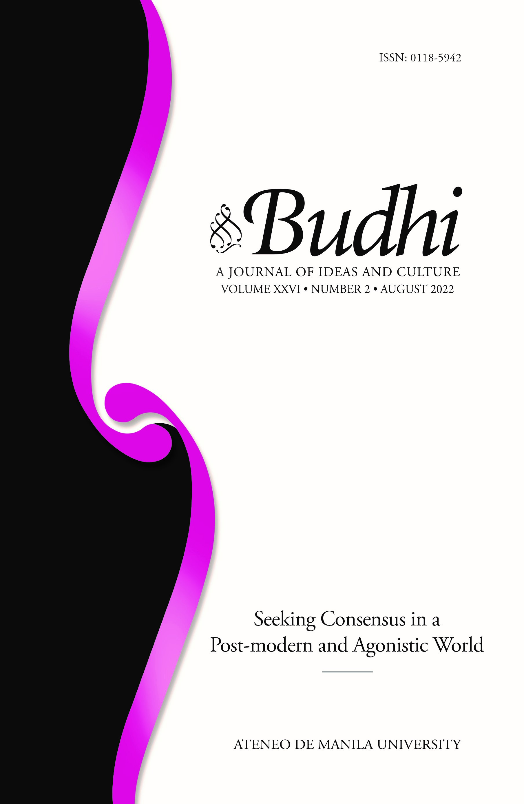 Budhi: A Journal of Ideas and Culture Image